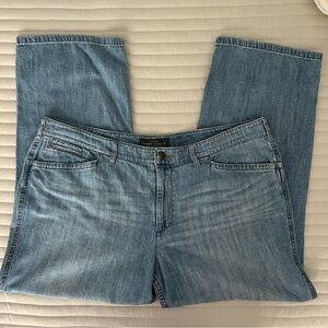 Y2K LRL Lauren Jeans Co. Ralph Lauren Women’s Light Wash Straight leg Denim Jean